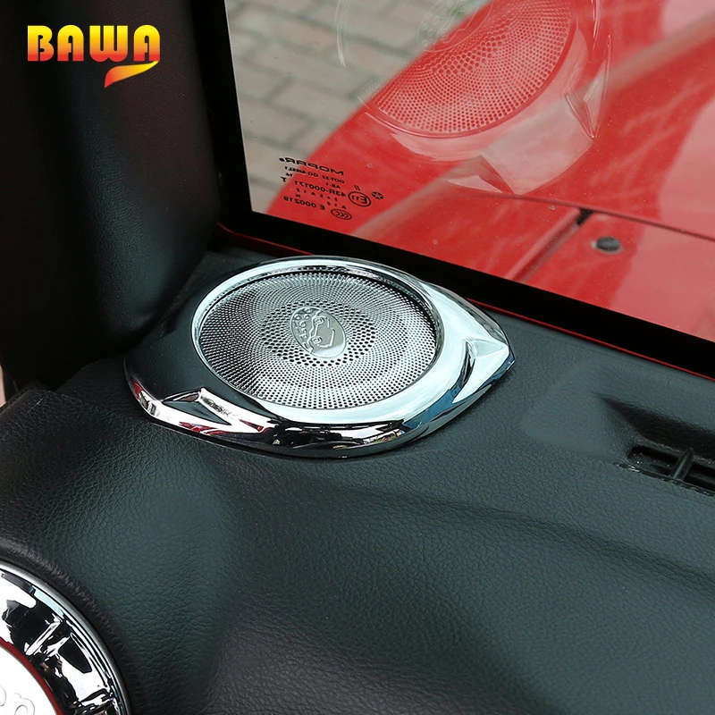 Декоративное кольцо BAWA для колонки автомобиля наклейки из АБС-пластика Jeep Wrangler