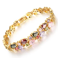 2021 hot sale mona lisa aaa zircon crystal ladies bracelet fashion retro valentines day gift