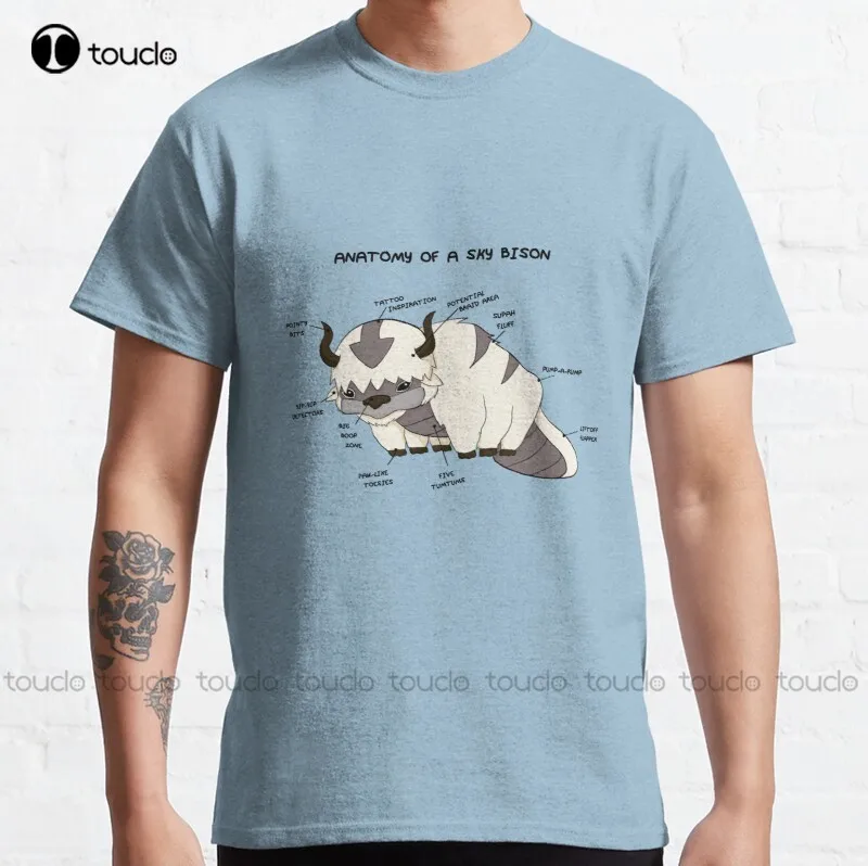 

New Anatomy Of A Sky Bison Avatar, Avatar The Last Airbender Classic T-Shirt Golf Shirts Women Unisex