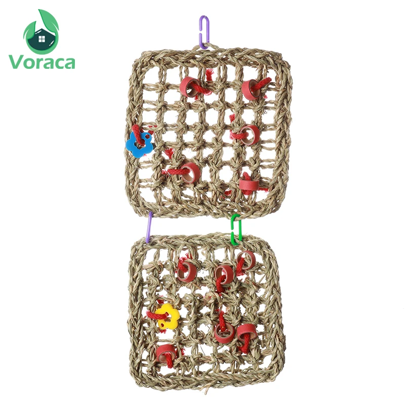 Двойной Слои попугай канатная сетка для лазанья собак и кошек игрушки птицы