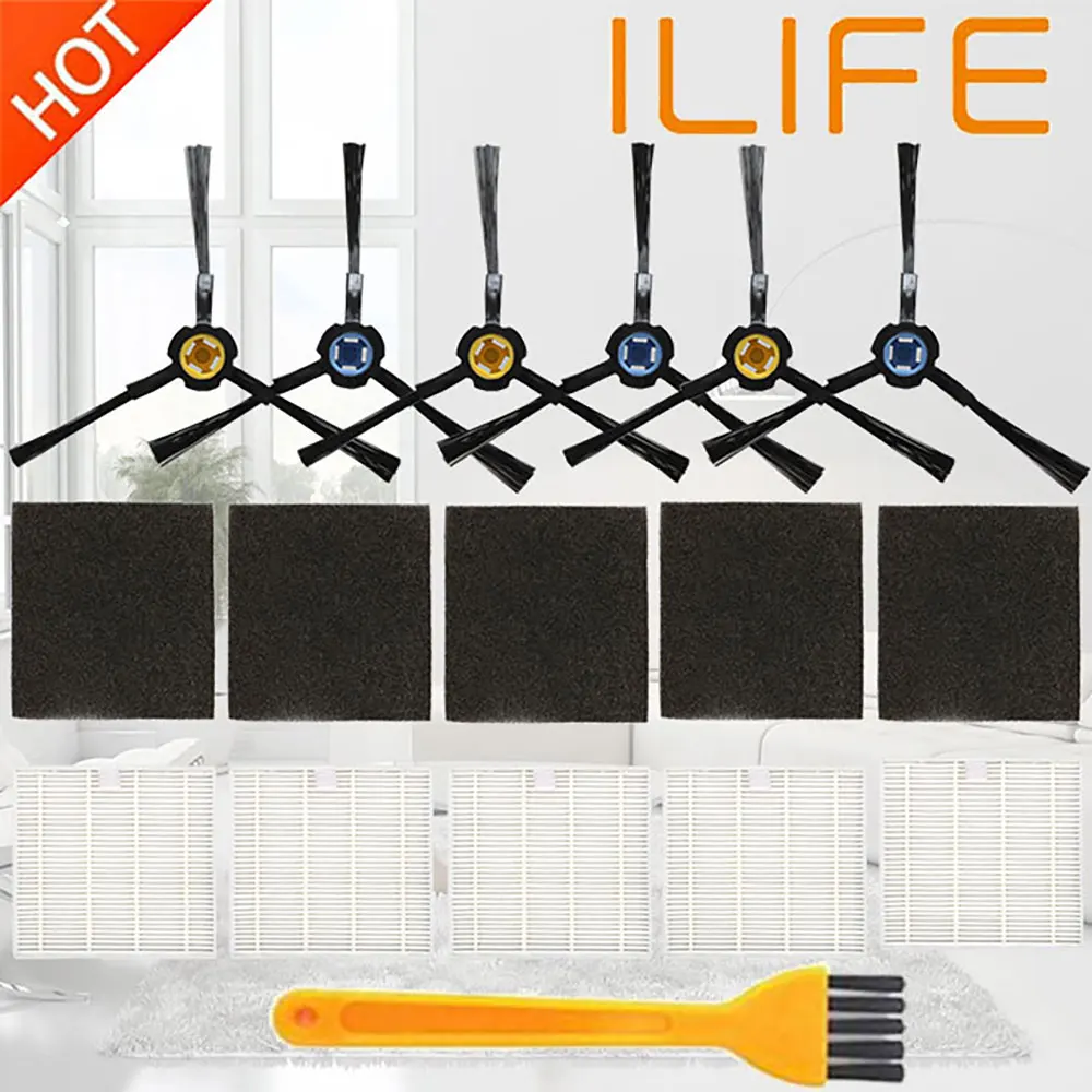 

Robot Vacuum Cleaner HEPA Filter Sponge filters for ilife V8 V8s X750 A7 X800 X785 V80 Robotic Vacuum Cleaner Parts Accessories