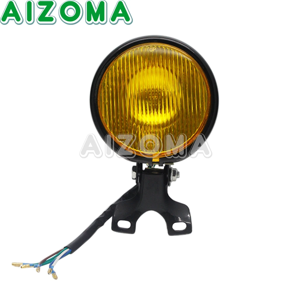 Налобный фонарь в ретро стиле для мотоцикла 4-3 / 8 дюймов 12 В CG125 GN125 Harley Suzuki Honda CB400