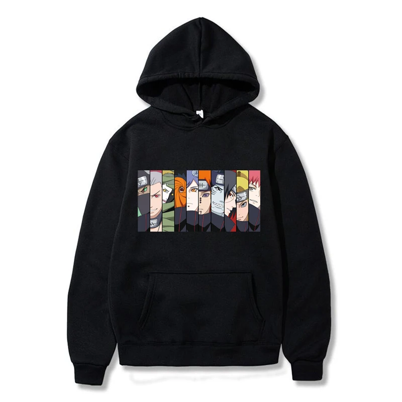 

2021 Anime Sasuke Cosplay Jackets Clothes Costumes Men Hoodies Sweatshirts Uzumaki Akatsuki Haruno Sakura Hat Clothing Tops