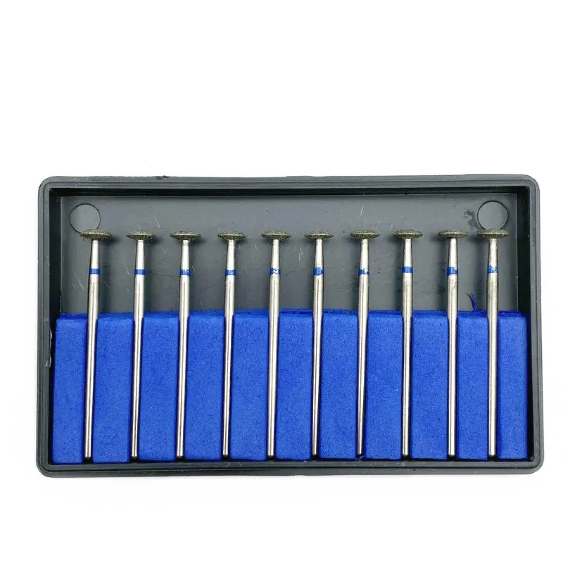 10 шт./компл. Стоматологическая деталь гальванизированная Алмазная точечная