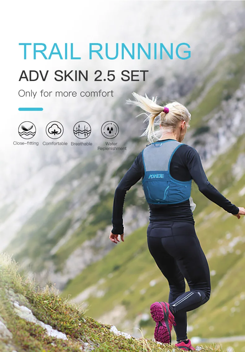 

AONIJIE C932S 2.5L Portable Hydration Pack Running Backpack Rucksack Bag Vest Harness For Hiking Camping Marathon Race Climbing
