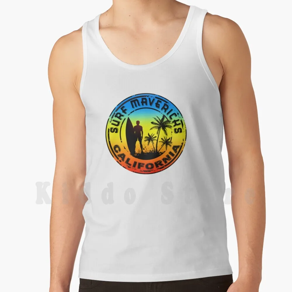 

Майка для серфинга, 100% хлопок, с волнами