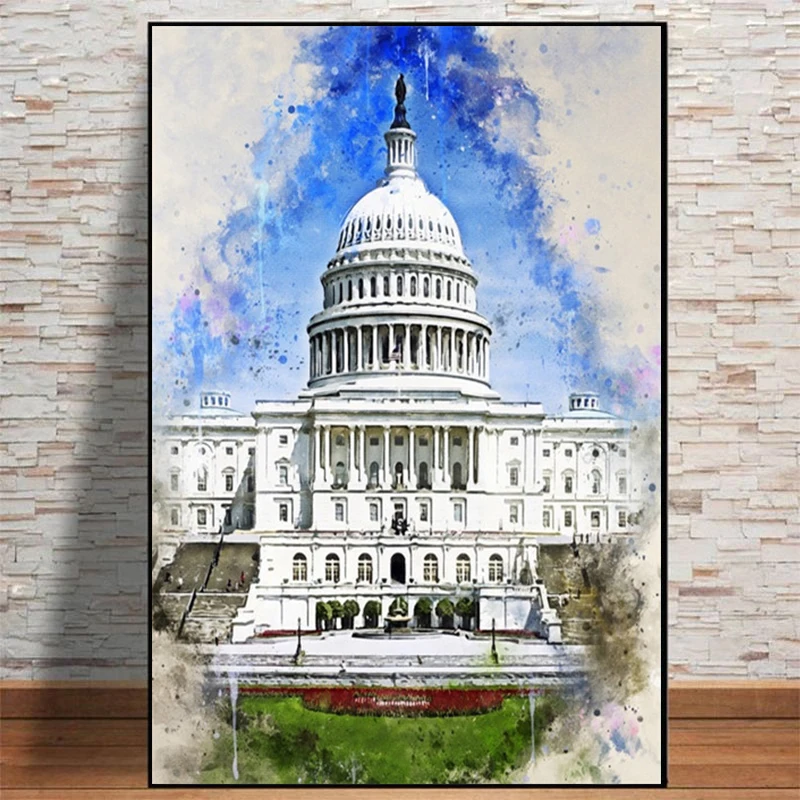 Картина по номеру город известный пейзаж рисование на холсте ручная роспись