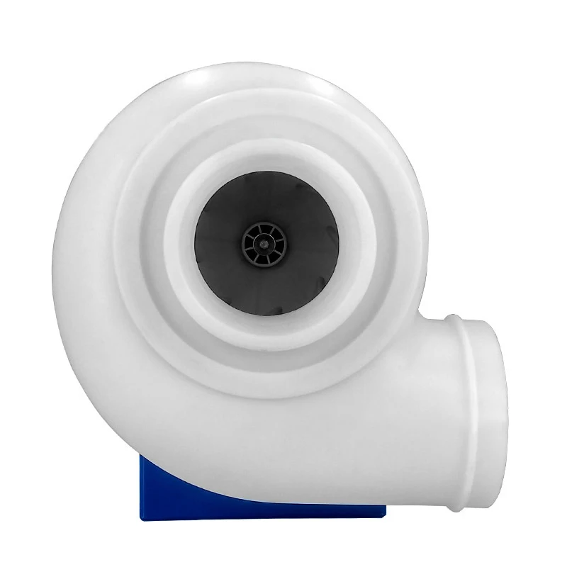 Вытяжной вентилятор 220 В полипропиленовый пластик устойчивый к коррозии щелочам