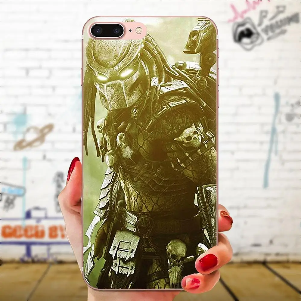 Xenomorph инопланетянин Хищник ТПУ с узором розового цвета для Huawei Honor 4C 5A 5C 5X6 6A 6X7 7A 7C