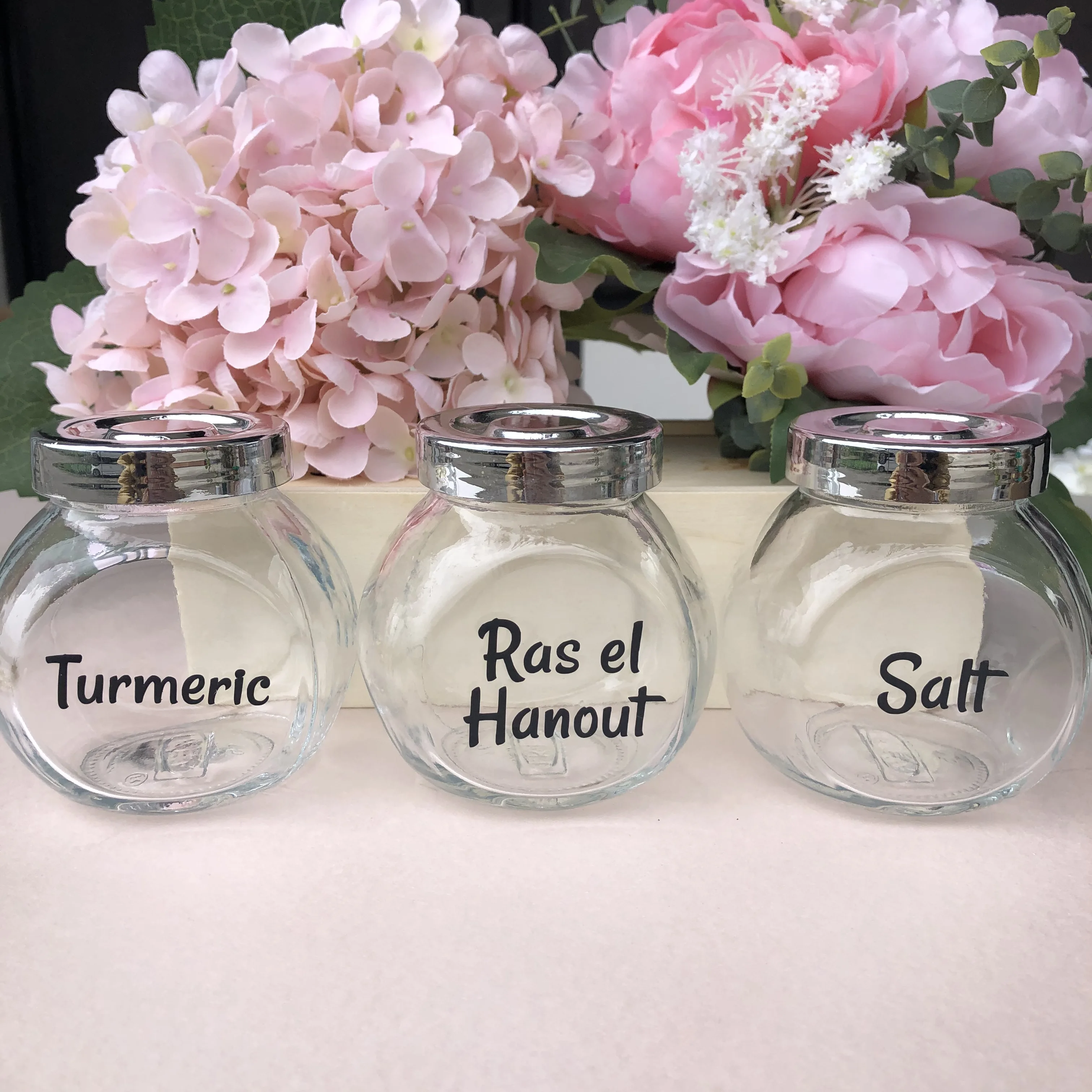 Пользовательские кухонные баночка для специй наклейки макаронные изделия