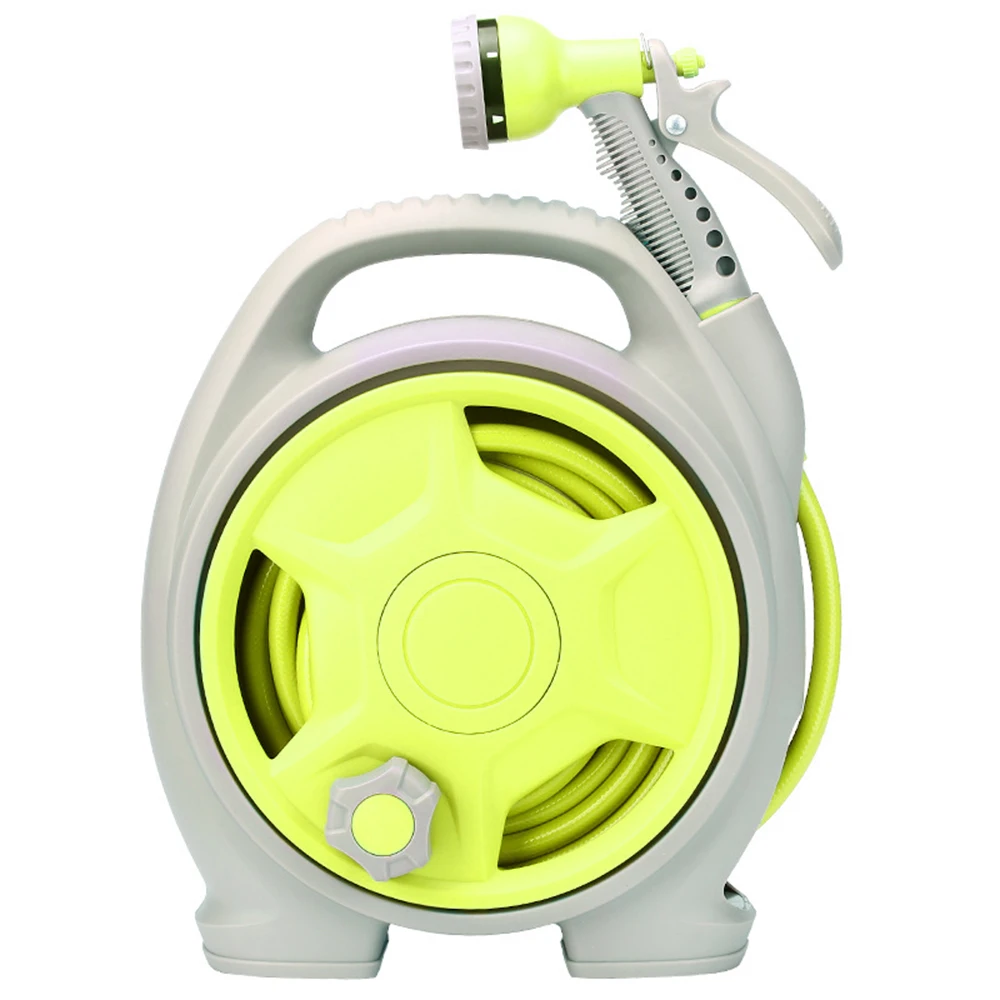 

Garden Hose Reel Portable Nozzle Sprayer with Water Spray Gun Set Washing Car Watering Sprinkler Cleaning Tool