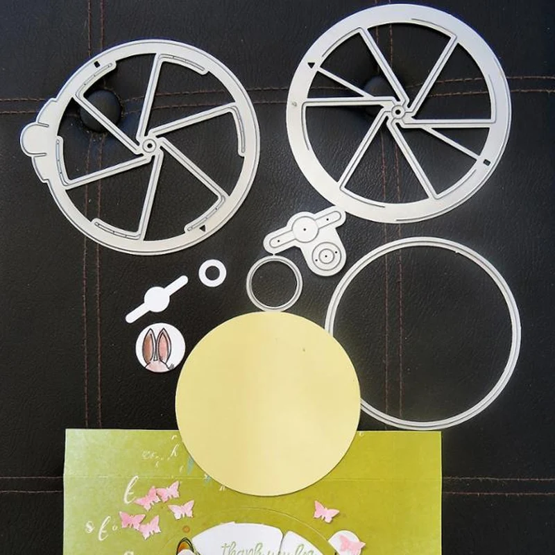 

Wheels Circles Shape Sets Metal Cutting Dies For Scrapbooking Craft Die Cut Card Making Embossing Stencil Photo Card
