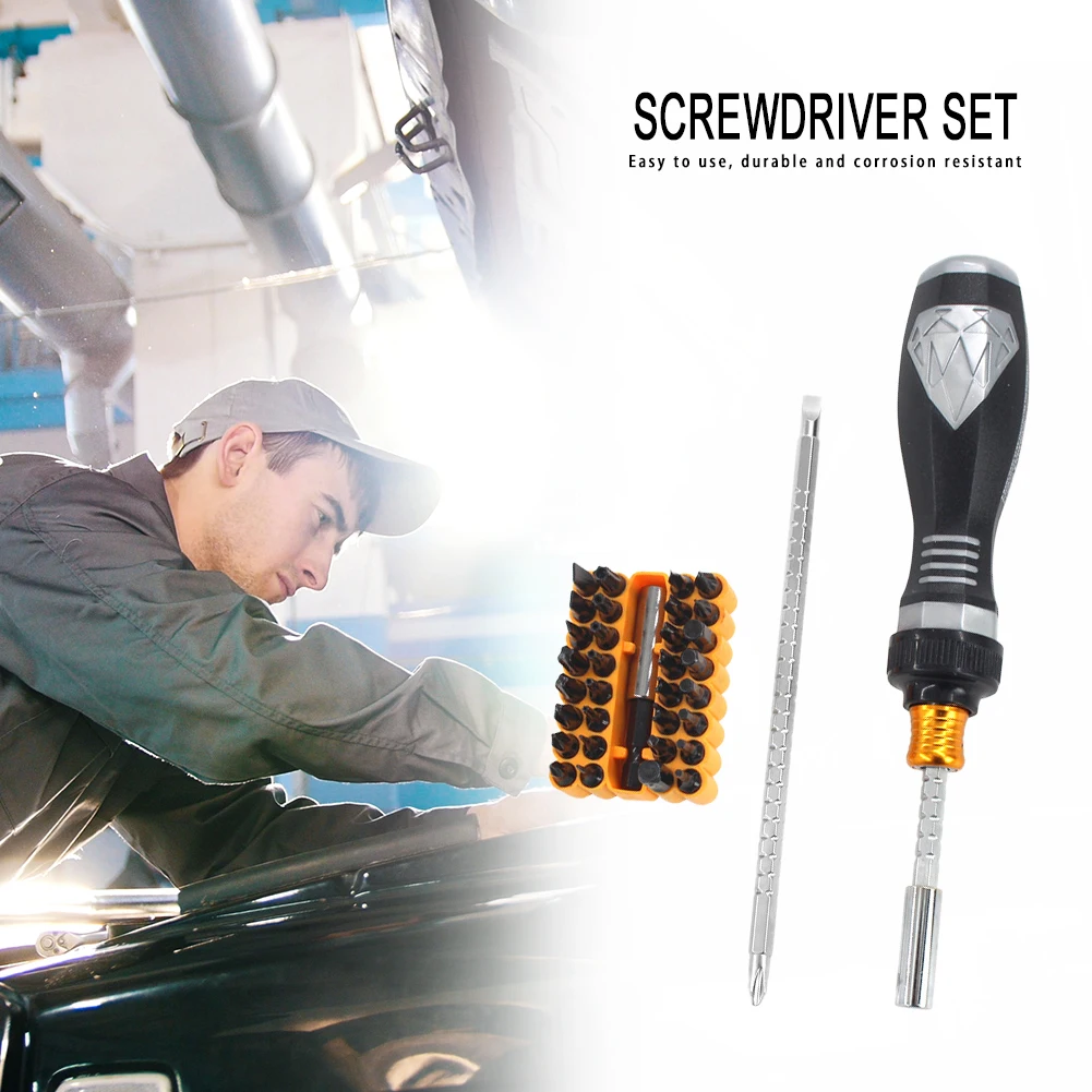 

Multi-functional Cross/Straight Magnetic Head Manual Repair Screwdriver Phillips/Slotted Telescopic Screw Head Magnetic Bit Tool