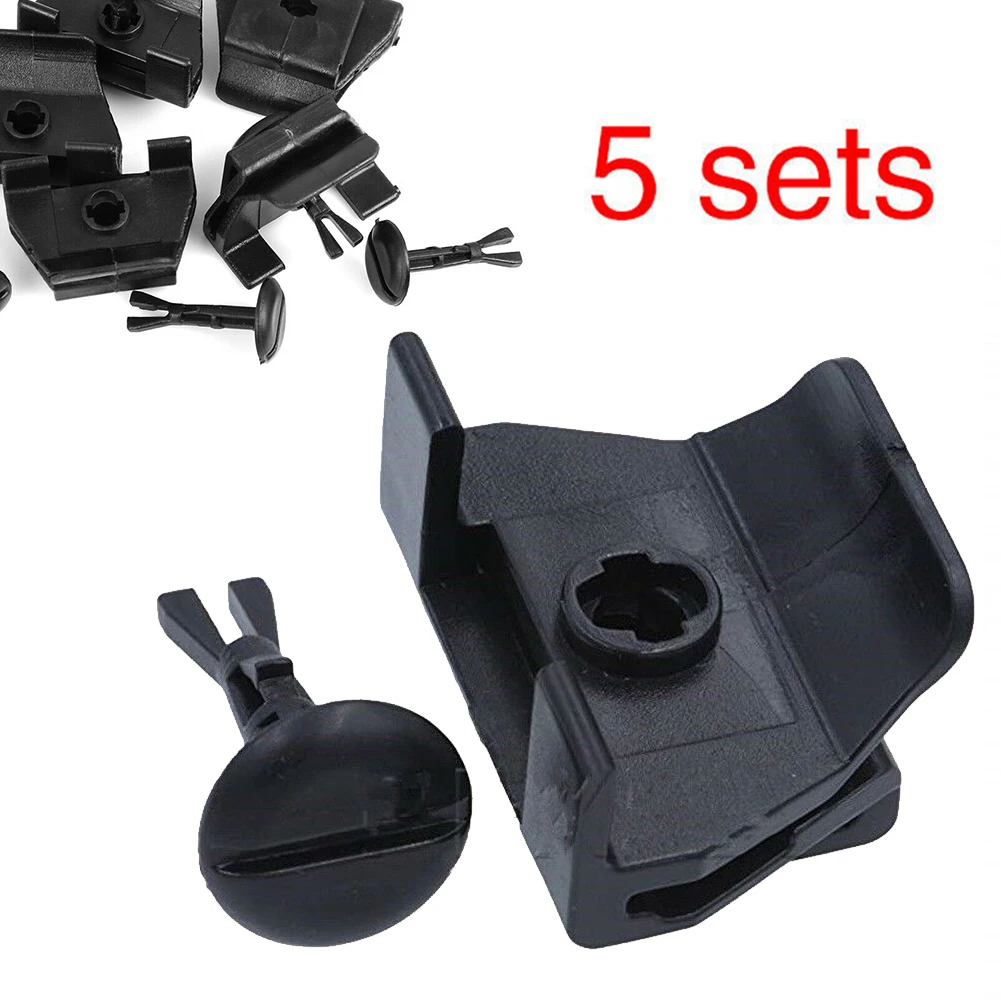 

For Toyota Bumper Cover Clip 5 Sets Plastic Front Side Skirt Clip 47749-58010