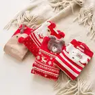 Хлопковые Мультяшные теплые милые женские носки с оленем для девочек Рождественский подарок женские спортивные носки повседневные зимние рождественские носки