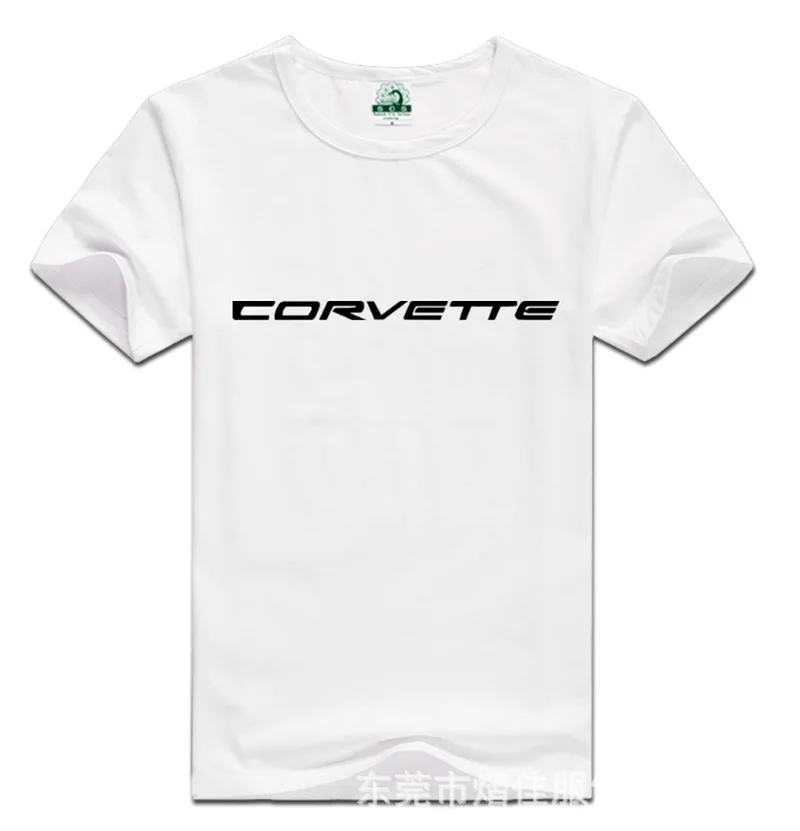 

2021 Print T-Shirt Men/women Fashion Hip Hop short sleeve Cotton CORVETTE Casual Mens Tee Shi