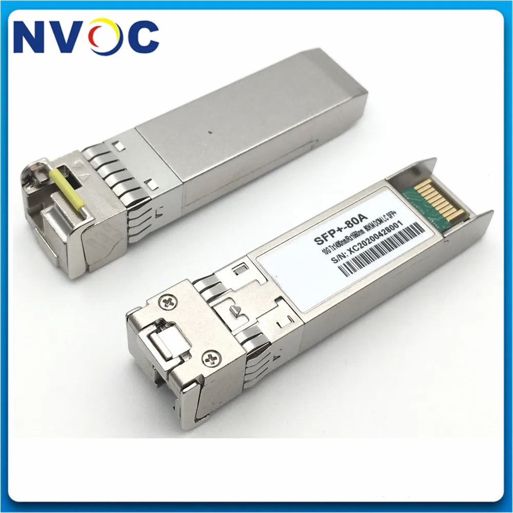 80 км 10G 1490nm/1550nm BIDI SFP DDM LC WDM + 10 Гбит/с одиночный волоконный одномодовый модуль