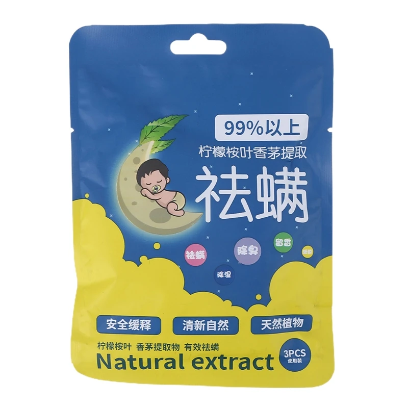 

3 Bags/Pack Natural Herbal Mite Killer Powder Household Insect Acarid Removal Package Pregnant Baby Safe for Pillow Sofa K3NE