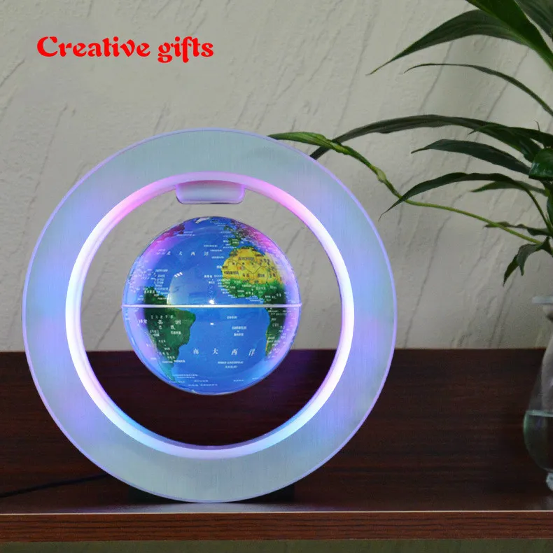 Магнитная подвеска круглая 4 дюймовая вращающаяся светодиодная лампа подарок