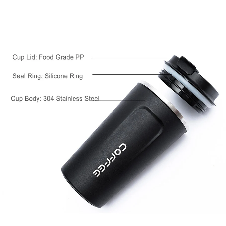 GURET Творческий Кофе горшок чайник с крышкой Нержавеющая сталь кружка бутылка для