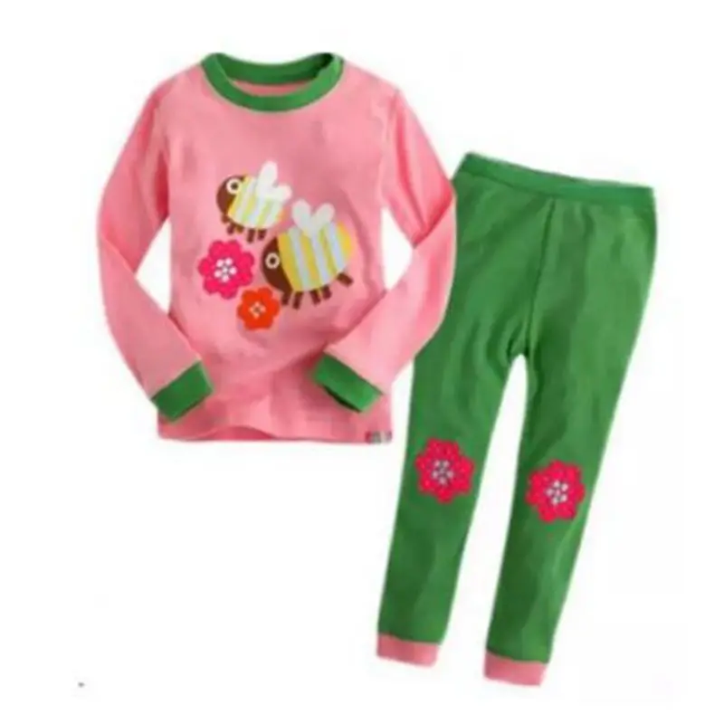 Новинка осенняя мультяшная Пижама для девочек и мальчиков детская одежда сна