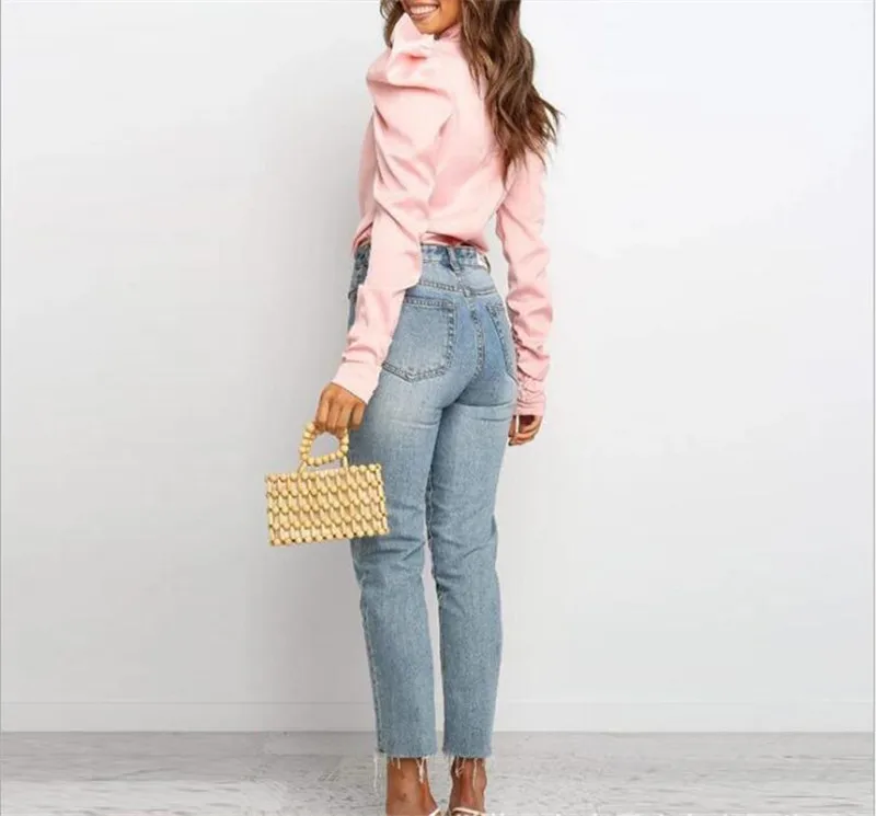 Женские Осенние футболки для уличной носки лоскутный дизайн бант Декор круглый