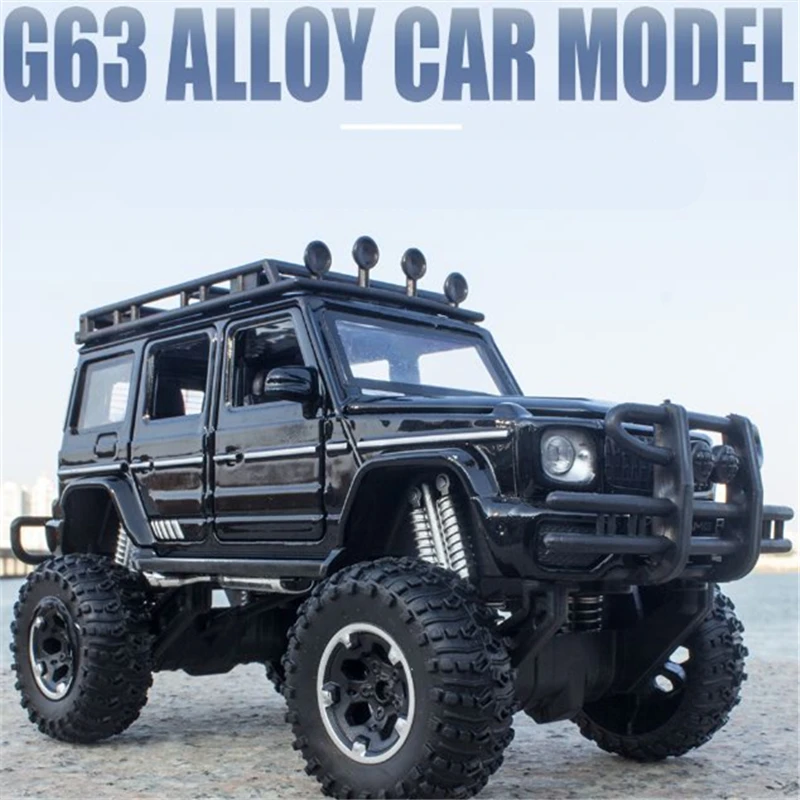 

1/28 Benzs G500 Alloy Modified Off-road Vehicles Model Diecasts Metal Simulation Toy Car Model Sound Light Collection Kids Gift