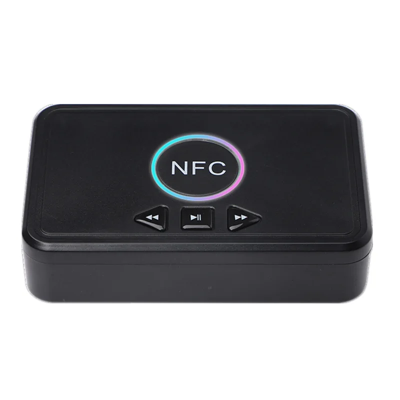 

NFC Bluetooth 5.0 Receiver Transmitter 3.5mm AUX Jack Audio Adapter Support U Disk Music Play for PC TV Speaker