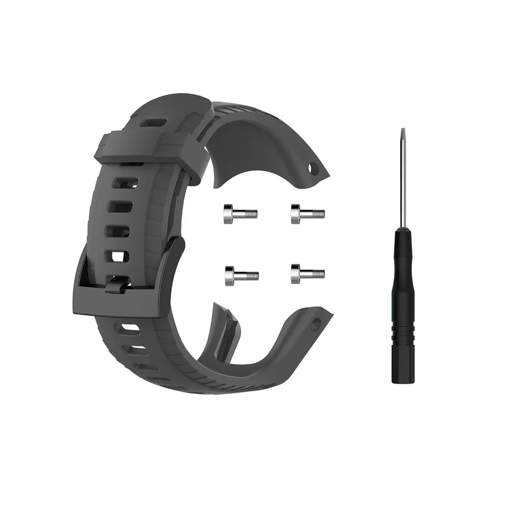 Силиконовый смарт браслет для Suunto 5 аксессуаров сменный Браслет 22 мм ручной
