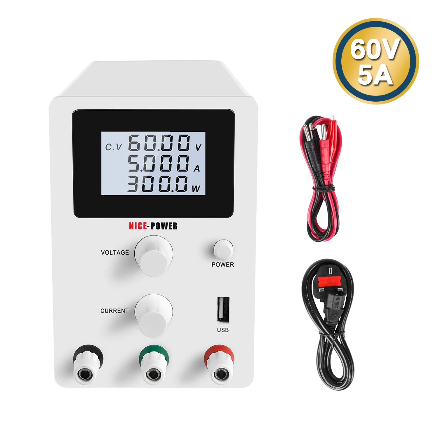 Источник питания постоянного тока 0 60 в 5 А регулируемый телефон два выходного