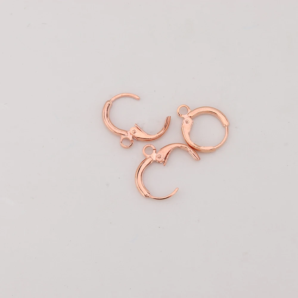 Золотые французские Рычажные серьги крючки 20 шт./лот 14*12 мм настройки проволоки