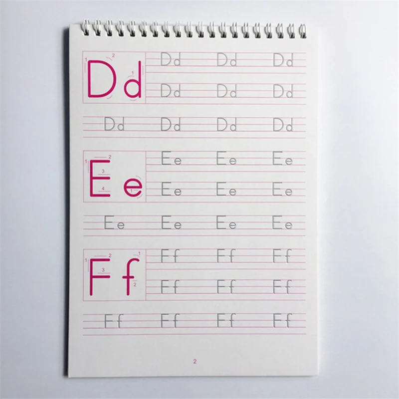 1 шт. детский Алфавит ABC groove копировальная книга на английском языке 26 алфавита