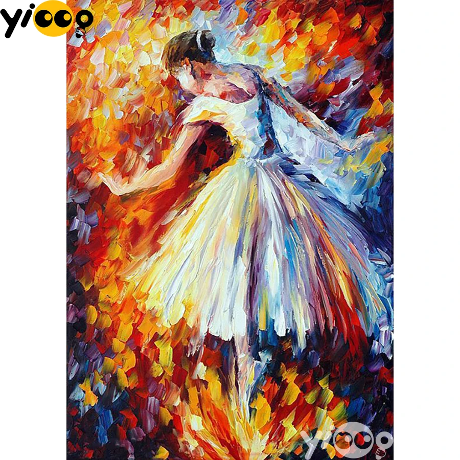 

Full Square/Round Drill Diamond Painting Cross Stitch Embroidery Dancing Ballet Rhinestone Mosaic Home Decor Gift AX2355