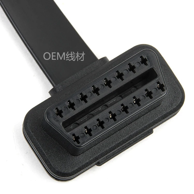 

OBD2 extension line on board computer extension line conversion plug male to female flat wire 16 pin