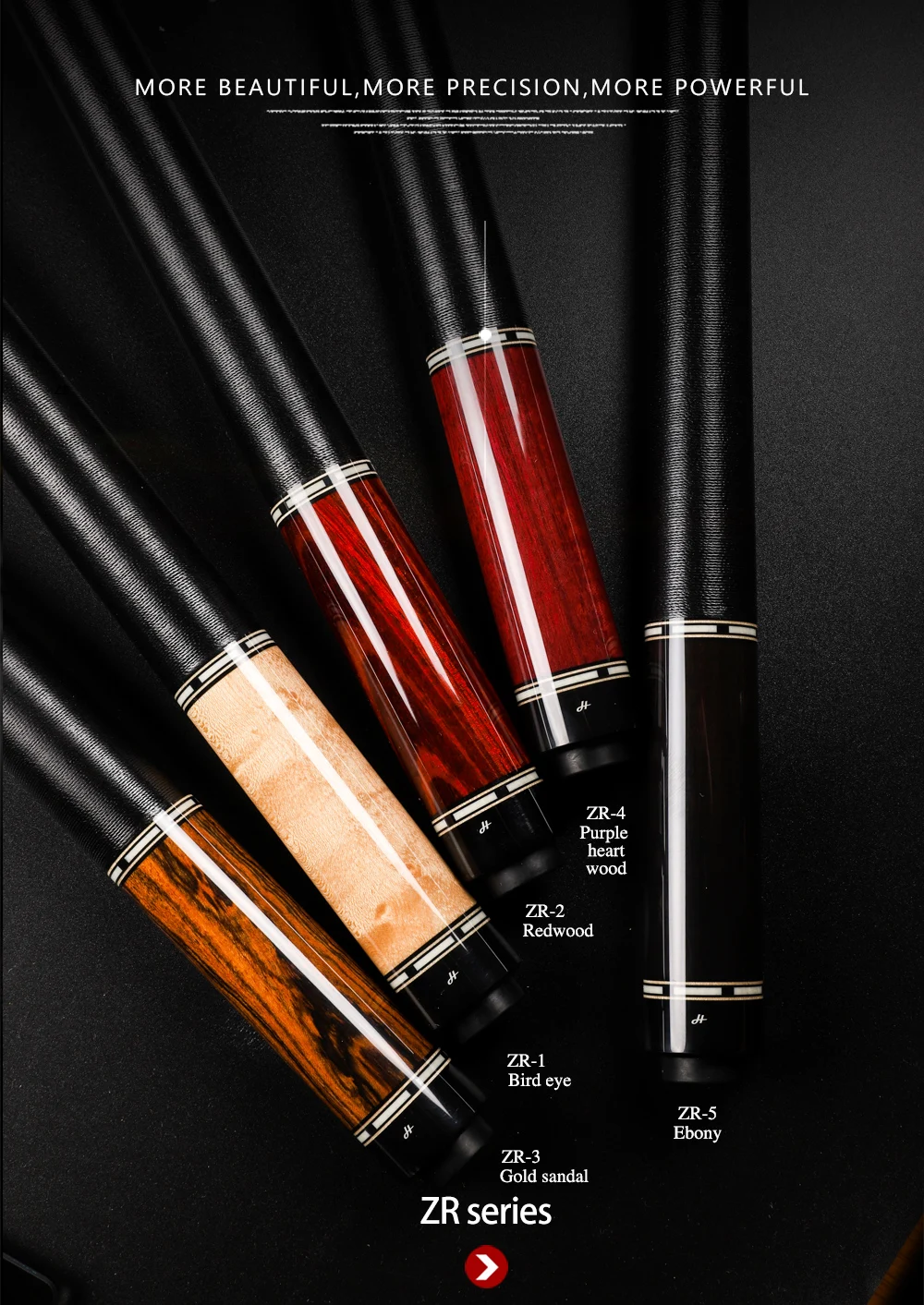 Как кий ZR серии бильярдным кием Stick профессиональное с коническим отверстием производства 13 мм наконечник с Чехол из двух вещей черно-8 комплект бильярдный High-end Как кий ручной палки