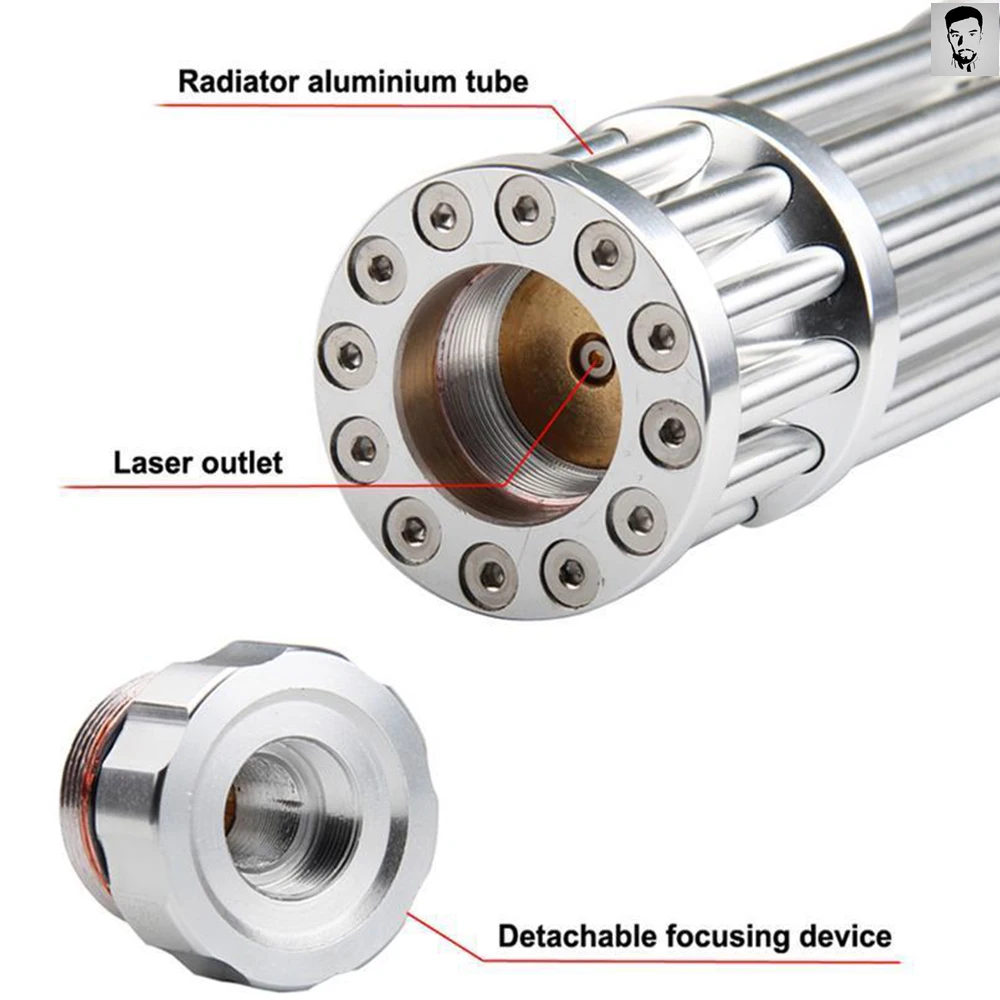 

HOT High Power Combustion Laser Powerful Blue Laser Torch 450nm 10000m Focusable Green Red Laser Torch 017 Series