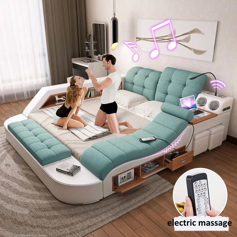 Многофункциональная Массажная Мягкая тканевая кровать с татами для современной