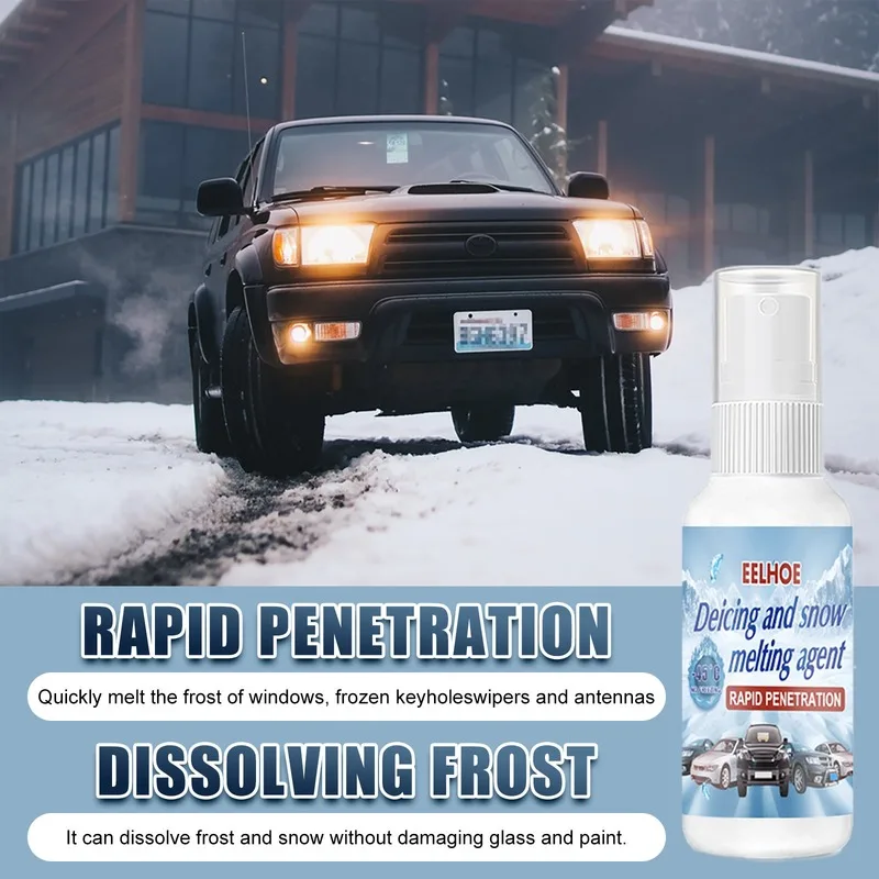 

30ml car snow melting deicing agent glass deicing agent car ice melting agent antifreeze snow melting agent Car Accessories
