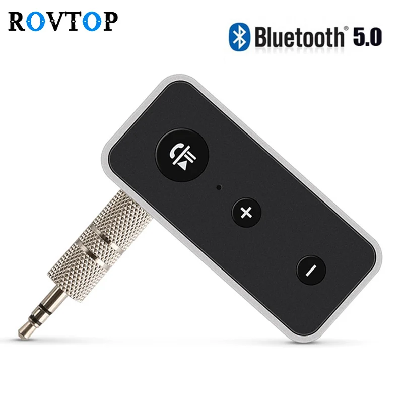 3,5 мм AUX аудио беспроводной громкой связи адаптер стерео Музыка MP3 Bluetooth 5,0 приемник автомобильный комплект для наушников динамик с микрофоном Z2