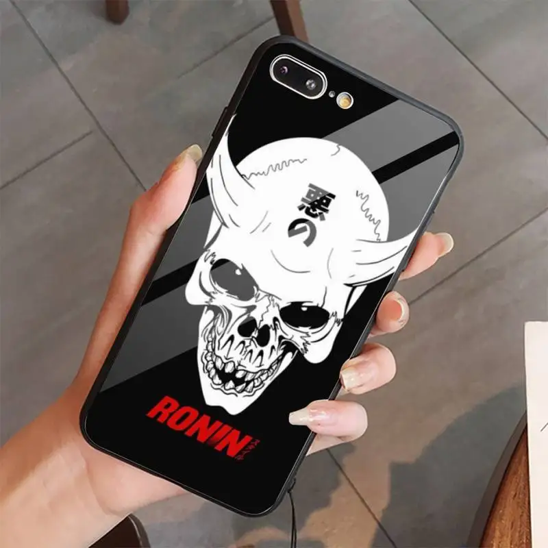 

Japanese samurai oni mask Phone Case Tempered glass For iphone 5C 6 6S 7 8 plus X XS XR 11 PRO MAX