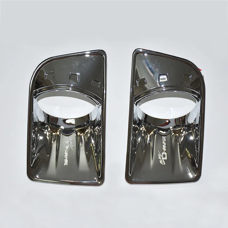 FREE SHIPING FOR 2012-2014 D-MAX silver front fog lamp cover Head &amp light for DMAX accessory accessories | Автомобили и