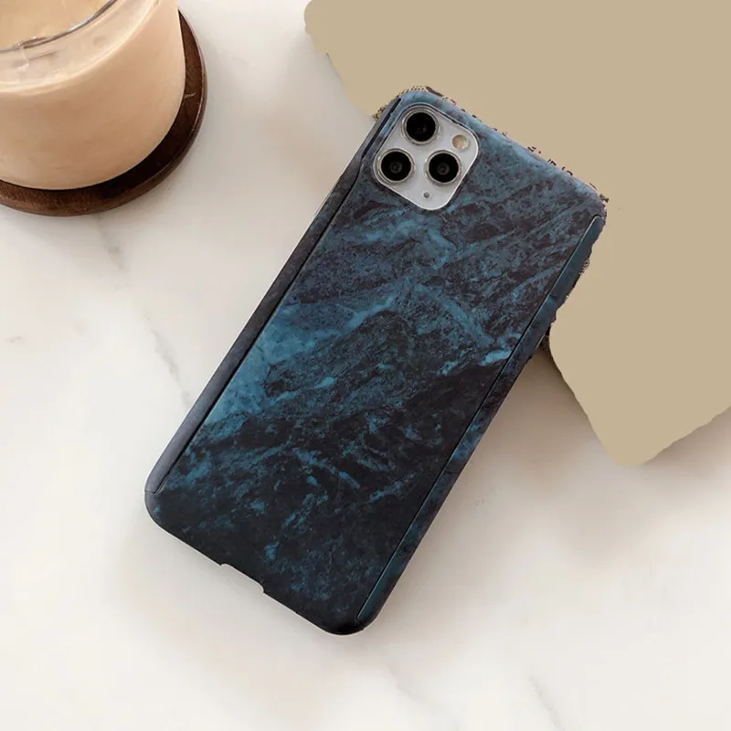 Модный Твердый чехол для iPhone 11 Pro Max XS Max X XR 6 6S 7 8 Plus с полной защитой, 360 градусов, пластиковый чехол