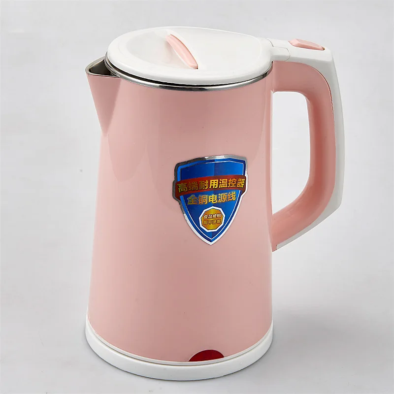 2.5L бытовой чайник, электрический чайник, двухслойный, из нержавеющей стали, термостойкий, кипятить, с изоляцией воды, чайник, маленький, Applian
