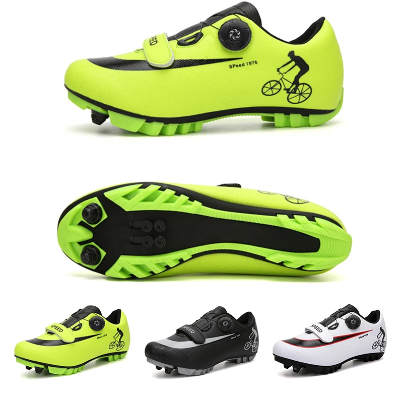 

Men's Cycl Shoe Outdoor Professional Racing High Heel Bicycle Sneaker Sapatilha Ciclismo MTB Self-Locking Spd Fashion Cycl Boots
