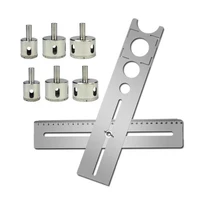 new adjustable tile locator to wall marking position ruler ceramic hole cutter tile drill marble opener construction tool