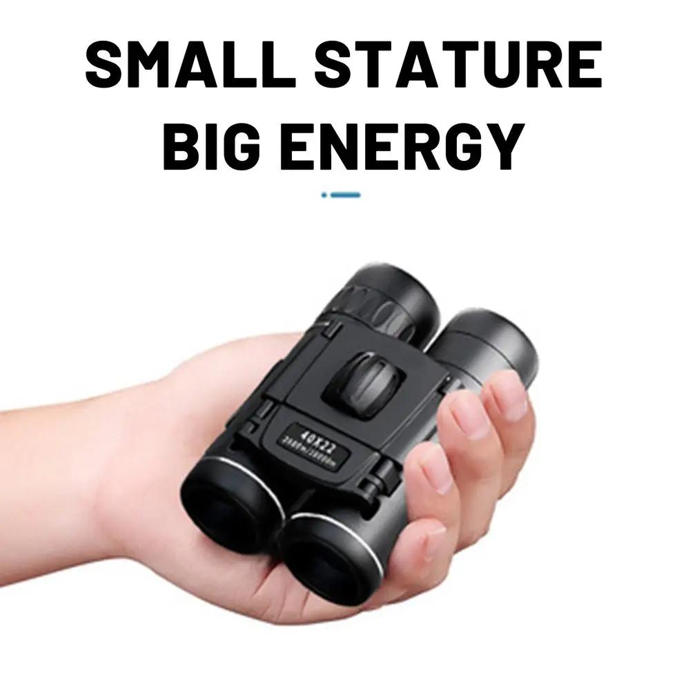 

40x22 HD Powerful Binoculars Long Range Folding Mini Telescope BAK4 FMC Optics For Hunting Sports Outdoor Camping Travel