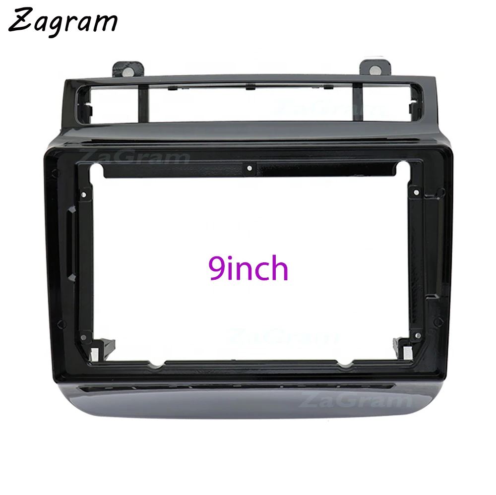 9-дюймовый 2 Din Автомобильный Кабель Fascia ДЛЯ VW Touareg 2011-2017 панель Cd Dvd плеер аудио