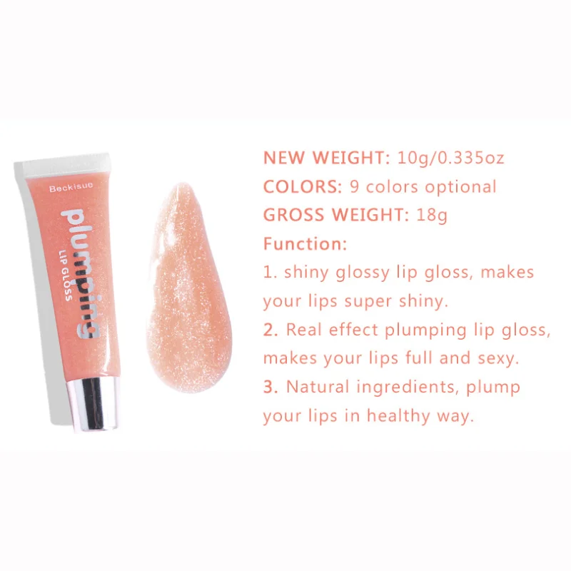 

Wet Cherry Gloss Plumping Lip gloss Lip Plumper Makeup Big Lip Gloss Moisturizer Plump Volume Shiny Vitamin E Mineral Oil