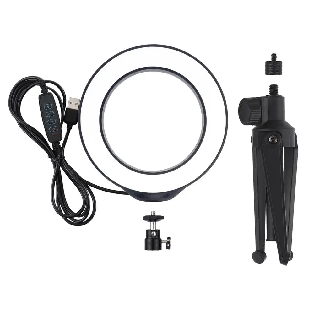 Новые настольные крепления держатели мини штатив с 16 см светодиодной кольцевой