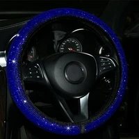 14 5 15 steering wheel car 1 x accessories black plush bling crystal